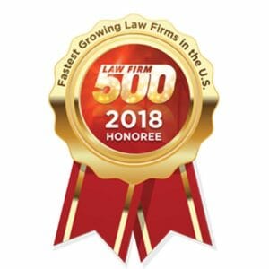 Law Firm 500 2018 Honoree - Fastests Growing Law Firms In The U.S.