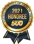 2021 Honoree 500 - Fastestest Growing Law Firms In The U.S.